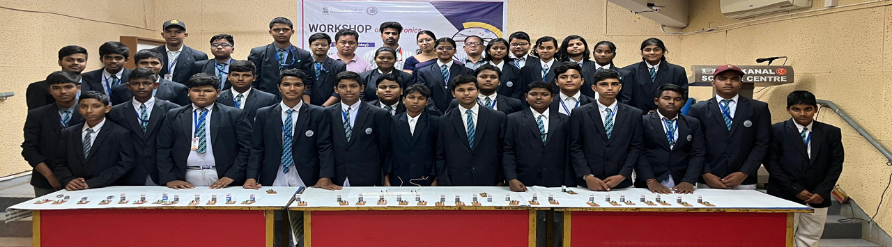 छात्रों के लिए इलेक्ट्रॉनिक्स पर कार्यशाला