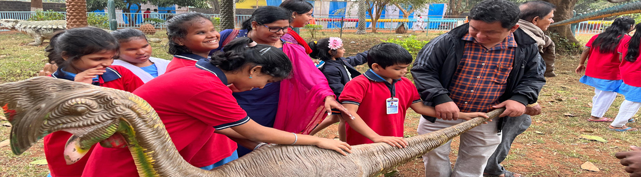कपिलास विज्ञान उद्यान में दिव्यांगों के लिए एक्सपोजर विजिट